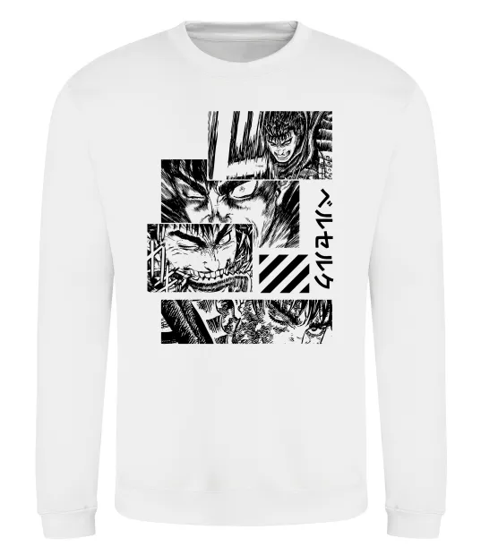 Свитшот Berserk manga Белый фото