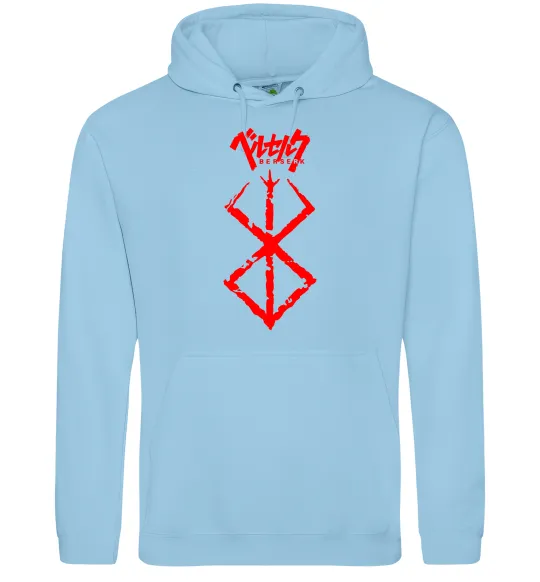 Жіноча толстовка (худі) Берсерк мітка Блакитний фото