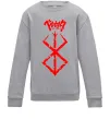 Детский Свитшот Берсерк мітка Серый меланж фото