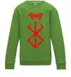 Детский Свитшот Берсерк мітка Лаймовый фото
