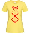 Женская футболка Берсерк мітка Лимонный фото