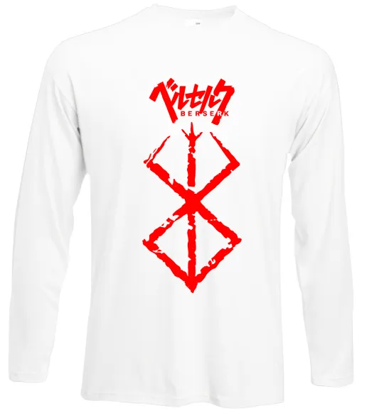 Лонгслив Берсерк мітка Белый фото