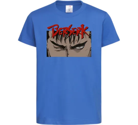 Детская футболка Берсерк око Ярко-синий фото