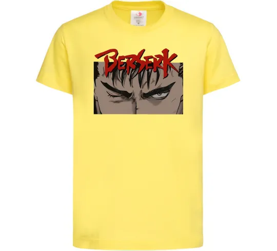 Детская футболка Берсерк око Лимонный фото
