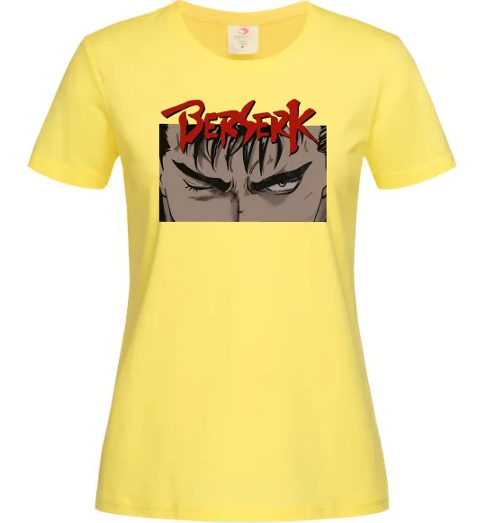 Женская футболка Берсерк око Лимонный фото