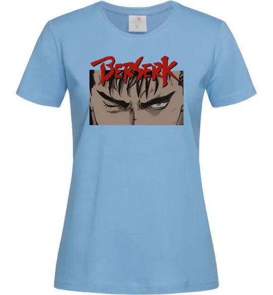 Женская футболка Берсерк око Голубой фото