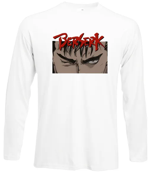 Лонгслив Берсерк око Белый фото