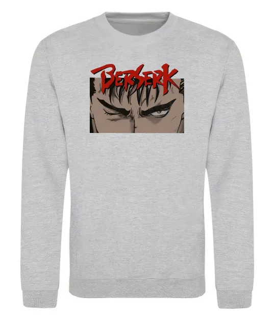 Свитшот Берсерк око Серый меланж фото