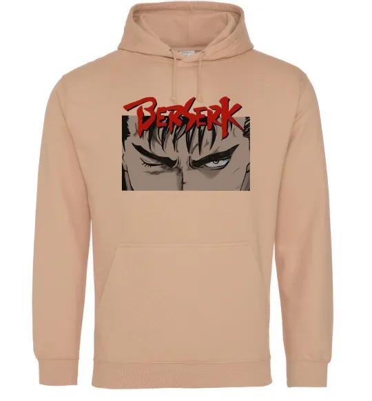 Женская толстовка (худи) Берсерк око Песочный фото