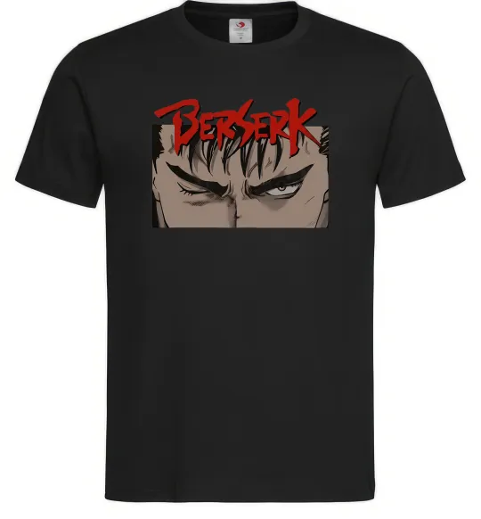 Мужская футболка Берсерк око Черный фото