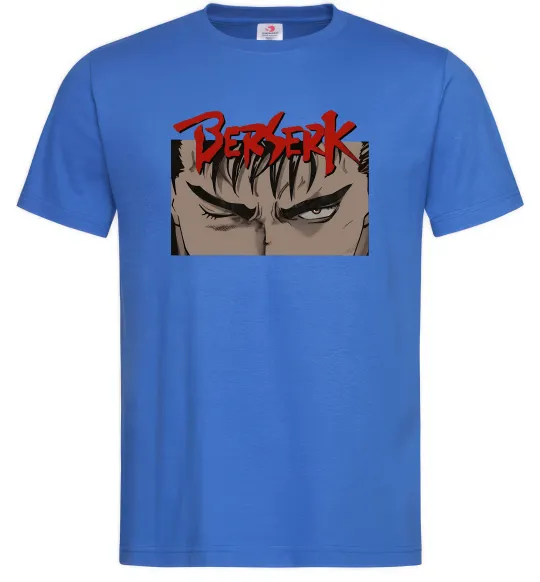 Мужская футболка Берсерк око Ярко-синий фото