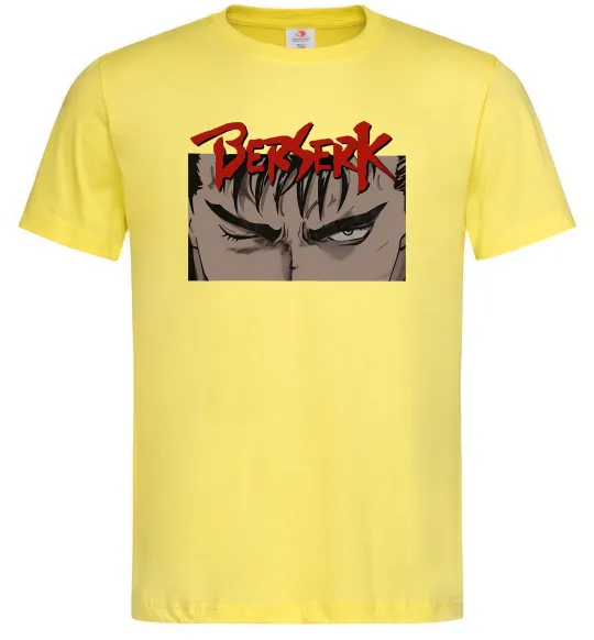 Мужская футболка Берсерк око Лимонный фото