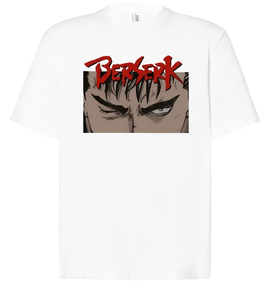Футболка Оверсайз Берсерк око Белый фото