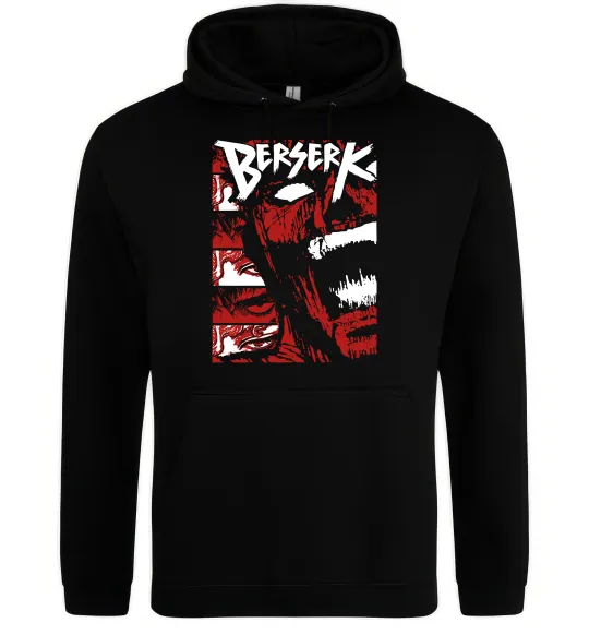 Женская толстовка (худи) Berserk Rage Черный фото