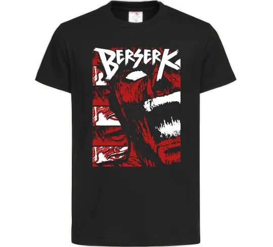 Детская футболка Berserk Rage Черный фото