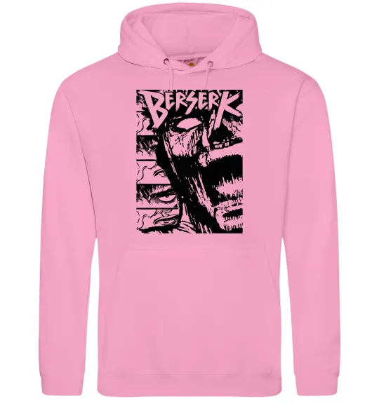 Мужская толстовка (худи) Berserk Rage Розовый фото