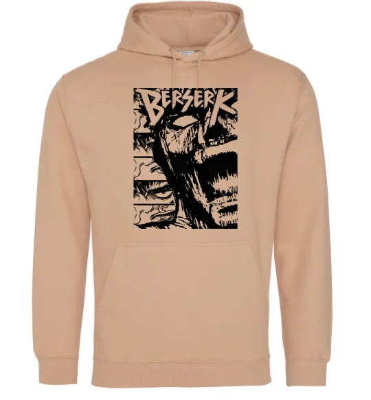 Женская толстовка (худи) Berserk Rage Песочный фото