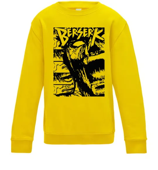 Детский Свитшот Berserk Rage Солнечно желтый фото