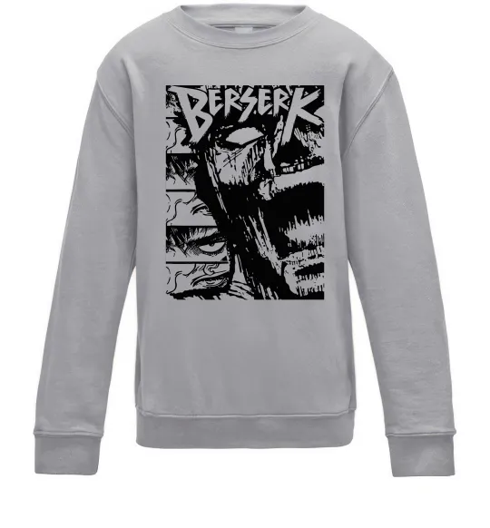 Детский Свитшот Berserk Rage Серый меланж фото