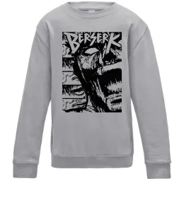 Детский Свитшот Берсерк Черный фото