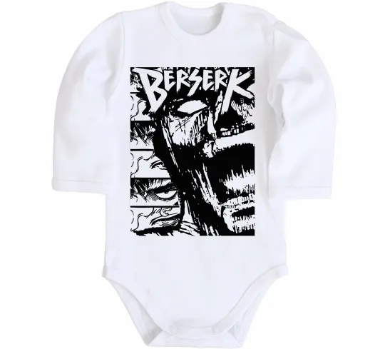 Дитячий бодік Berserk Rage Білий фото