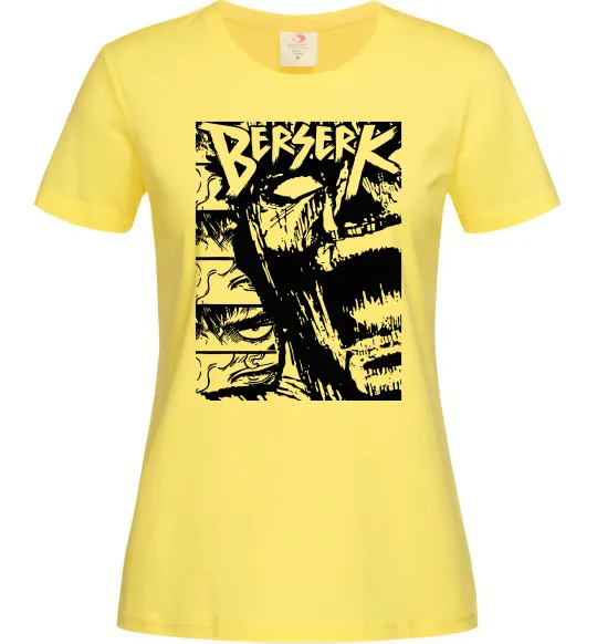 Жіноча футболка Berserk Rage Лимонний фото