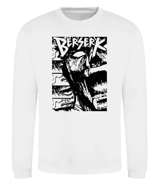 Свитшот Berserk Rage Белый фото