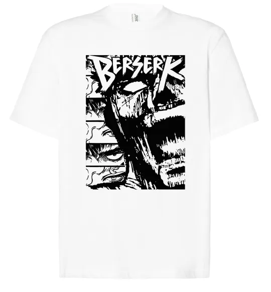 Футболка Оверсайз Berserk Rage Белый фото