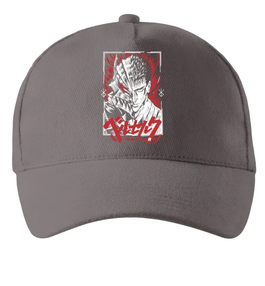 Кепка Berserk red eye Сірий фото