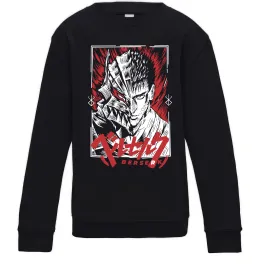 Детский Свитшот Берсерк Черный фото