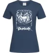 Женская футболка Berserk smile Темно-синий фото