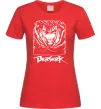 Женская футболка Berserk smile Красный фото
