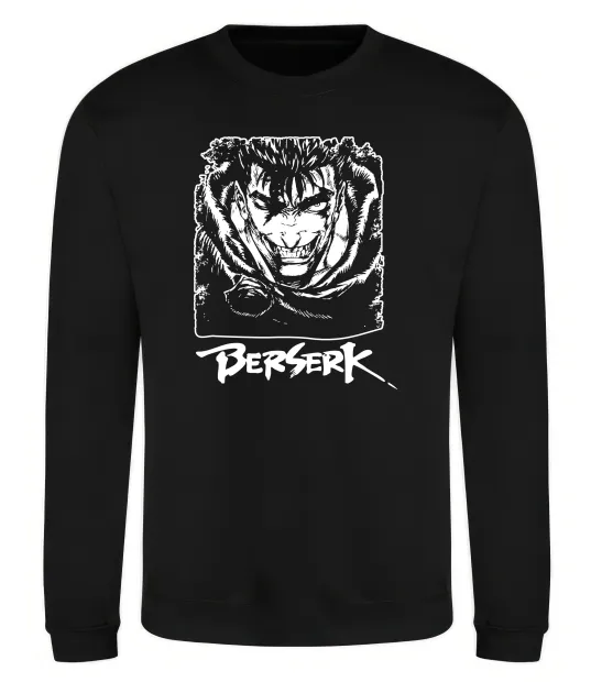 Свитшот Berserk smile Черный фото