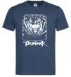 Мужская футболка Berserk smile Темно-синий фото