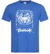 Мужская футболка Berserk smile Ярко-синий фото