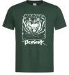 Мужская футболка Berserk smile Темно-зеленый фото