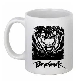 Чашка керамическая Berserk smile Белый фото