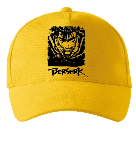 Кепка Berserk smile Солнечно желтый фото