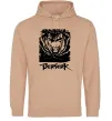 Женская толстовка (худи) Berserk smile Песочный фото