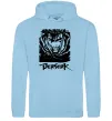 Женская толстовка (худи) Berserk smile Голубой Женская толстовка (худи) Berserk smile Голубой фото