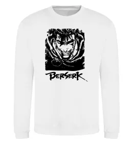 Свитшот Berserk smile Белый фото