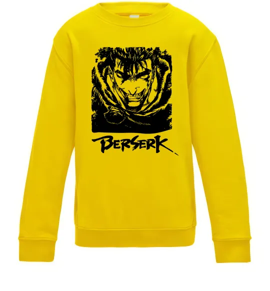Детский Свитшот Berserk smile Солнечно желтый фото