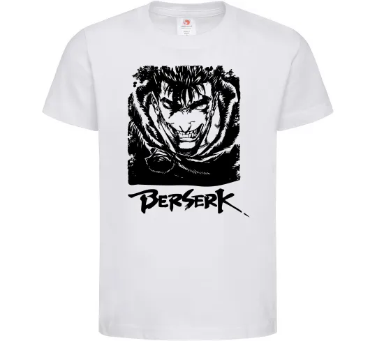 Детская футболка Berserk smile Белый фото