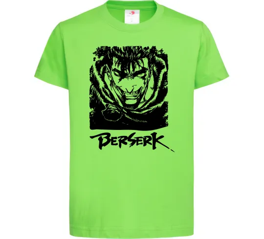 Детская футболка Berserk smile Лаймовый фото