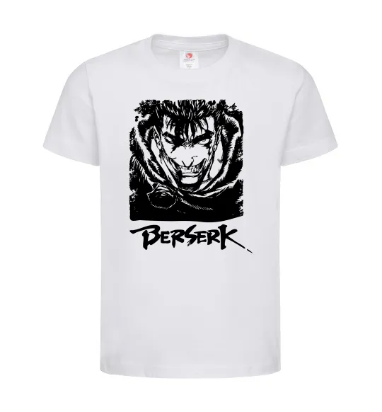 Дитяча футболка Berserk smile Білий фото