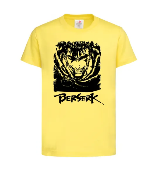 Дитяча футболка Berserk smile Лимонний фото