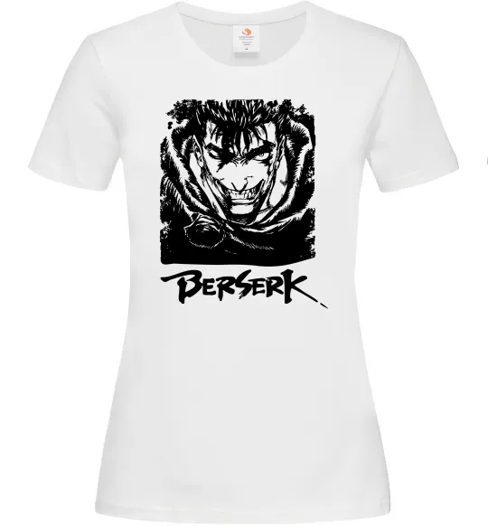 Женская футболка Berserk smile Белый фото