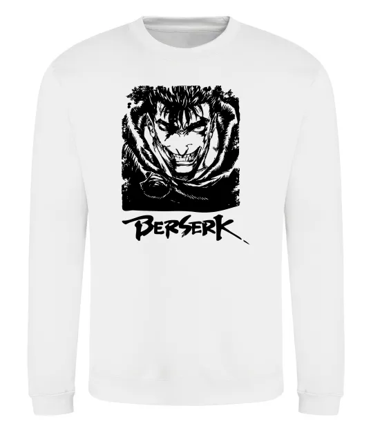 Свитшот Berserk smile Белый фото