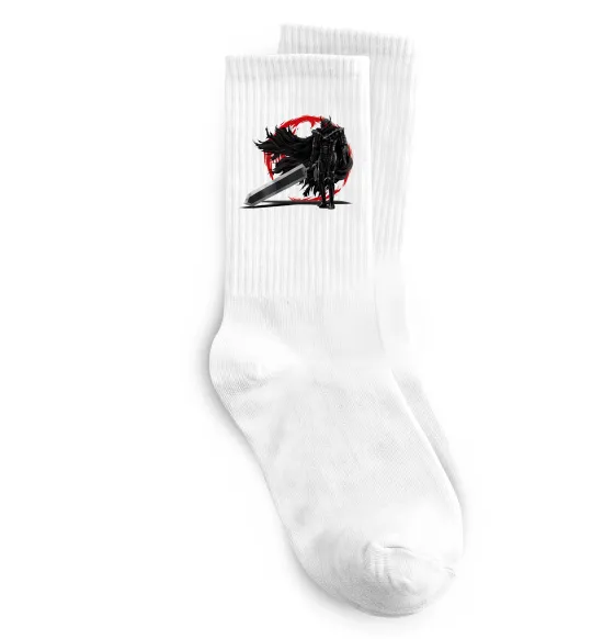 Шкарпетки Берсерк меч Білий фото