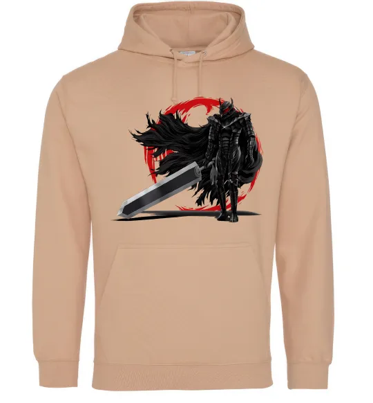 Жіноча толстовка (худі) Берсерк меч Пісочний фото